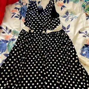 Cute Black and White Dress